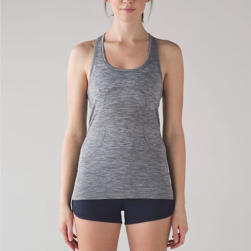Lululemon Swiftly Tech Racerback
Slate / White $58 Retail